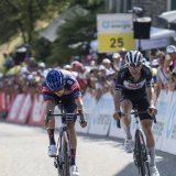 Oscar Onley a battu Joao Almeida dans les Grisons KEYSTONE/GIAN EHRENZELLER